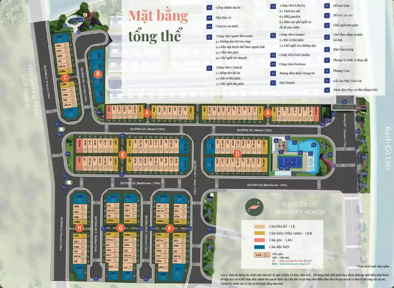 Mặt bằng chi tiết